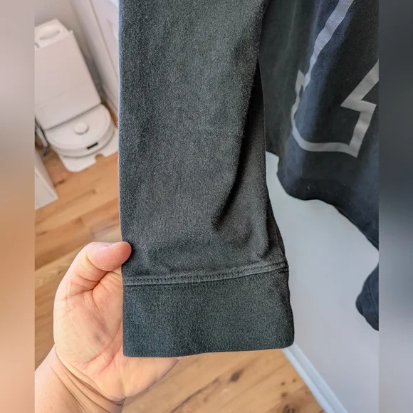 VTG Y2K AVIREX Men Long Sleeve Shirt Size XL Black Streetwear Baggy Loose Fit - Picture 5 of 12